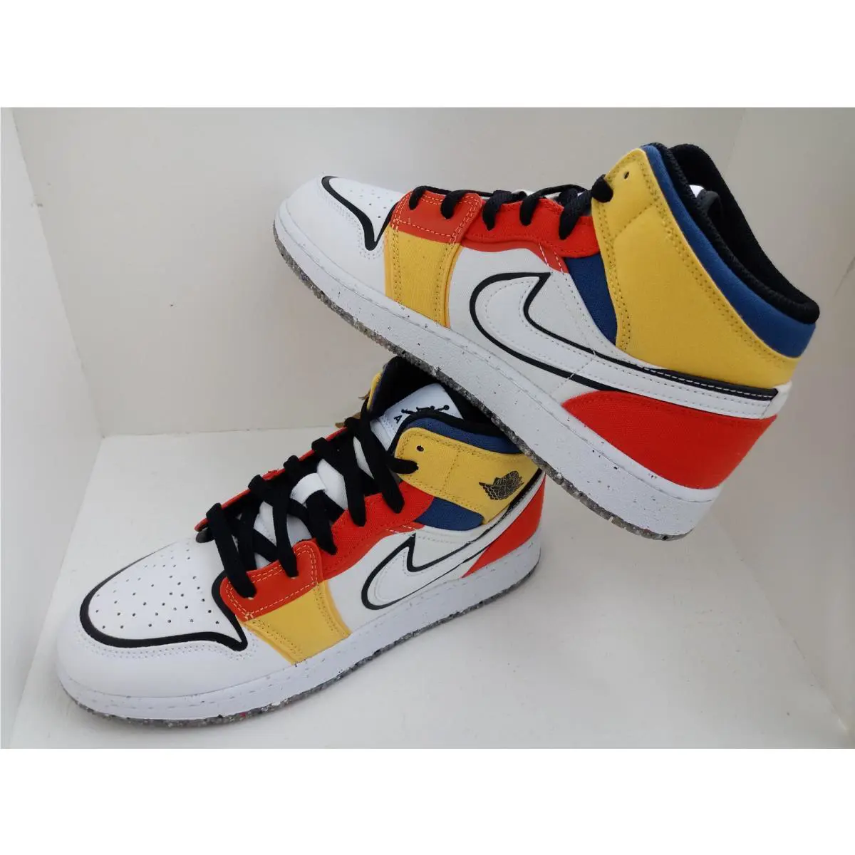 Nike shoes - Nike Air Jordan 1 - Air - DV1316-100 - WHITE/BLACK-PICANTE RED 8