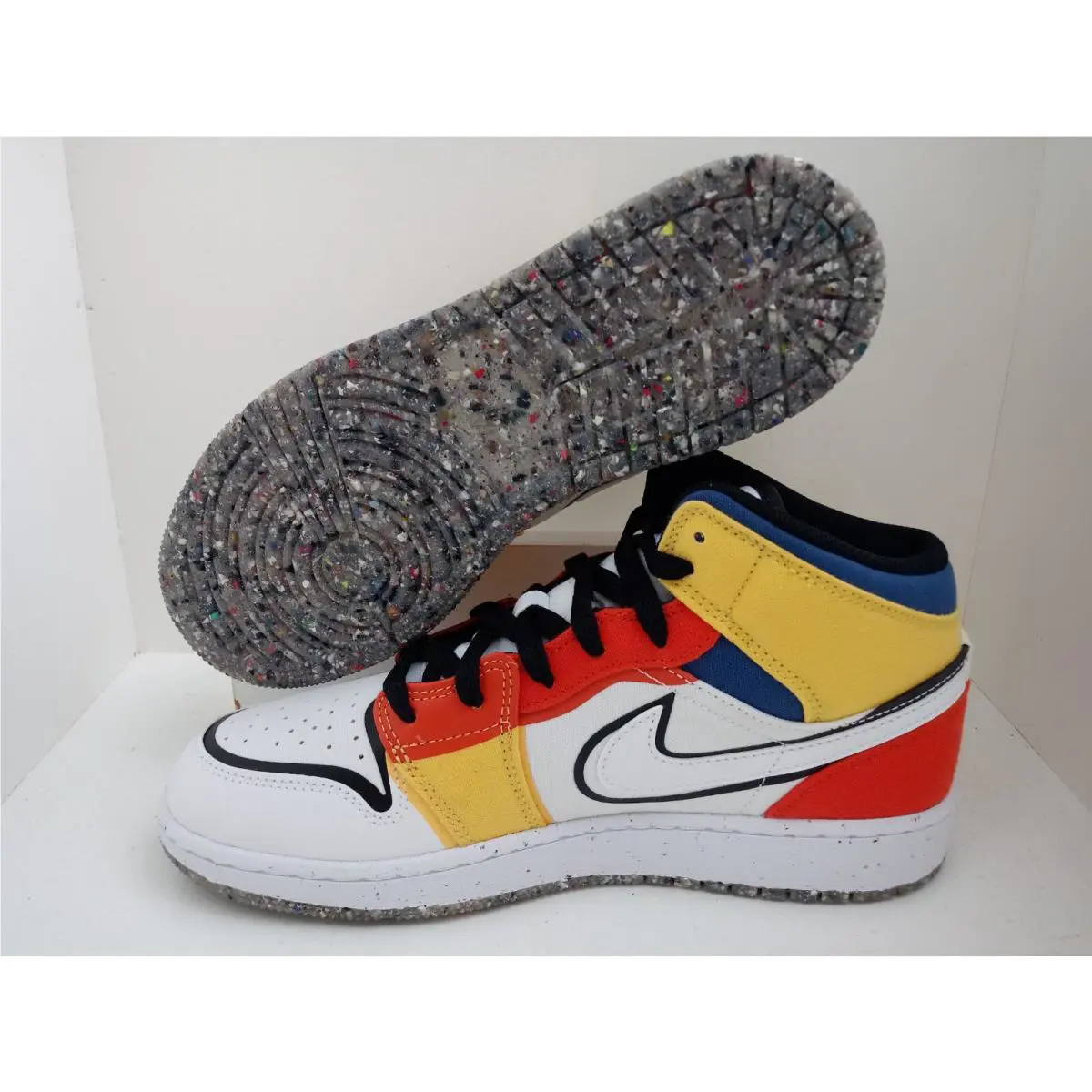 Nike shoes - Nike Air Jordan 1 - Air - DV1316-100 - WHITE/BLACK-PICANTE RED 10