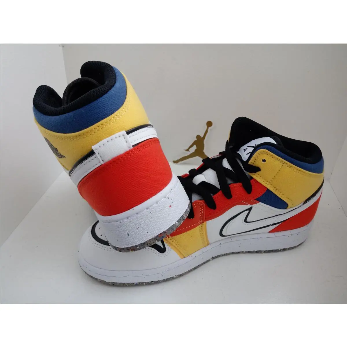 Nike shoes - Nike Air Jordan 1 - Air - DV1316-100 - WHITE/BLACK-PICANTE RED 7