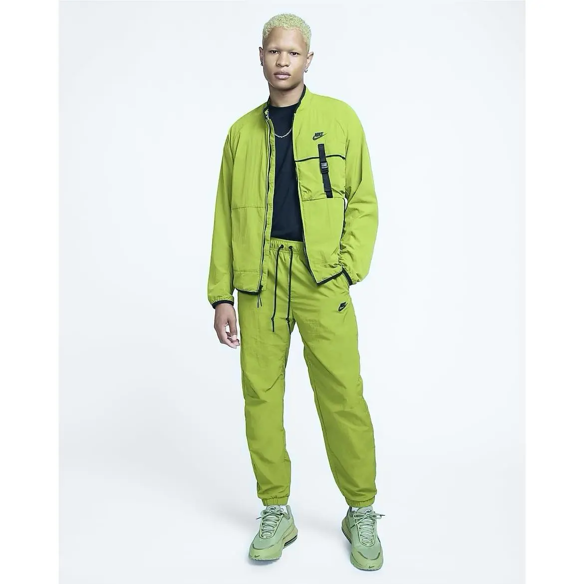 Nike clothing - Nike Air Tech - Air Tech - Fz0750-357 - Lime/ Black (UPC: 0197597284132) 4