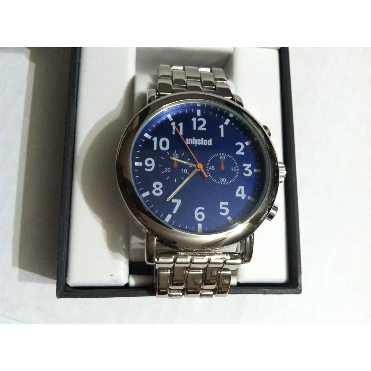 Kenneth Cole Unlisted Mens Chain Stainless Analog Wrist Watch