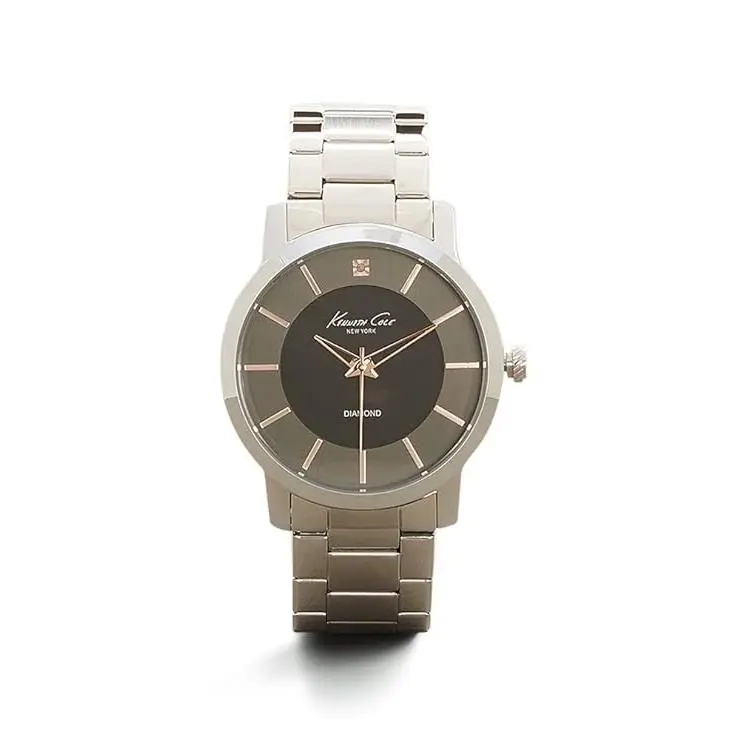 York Men`s Grey Dial Watch KC9328 by Kenneth Cole