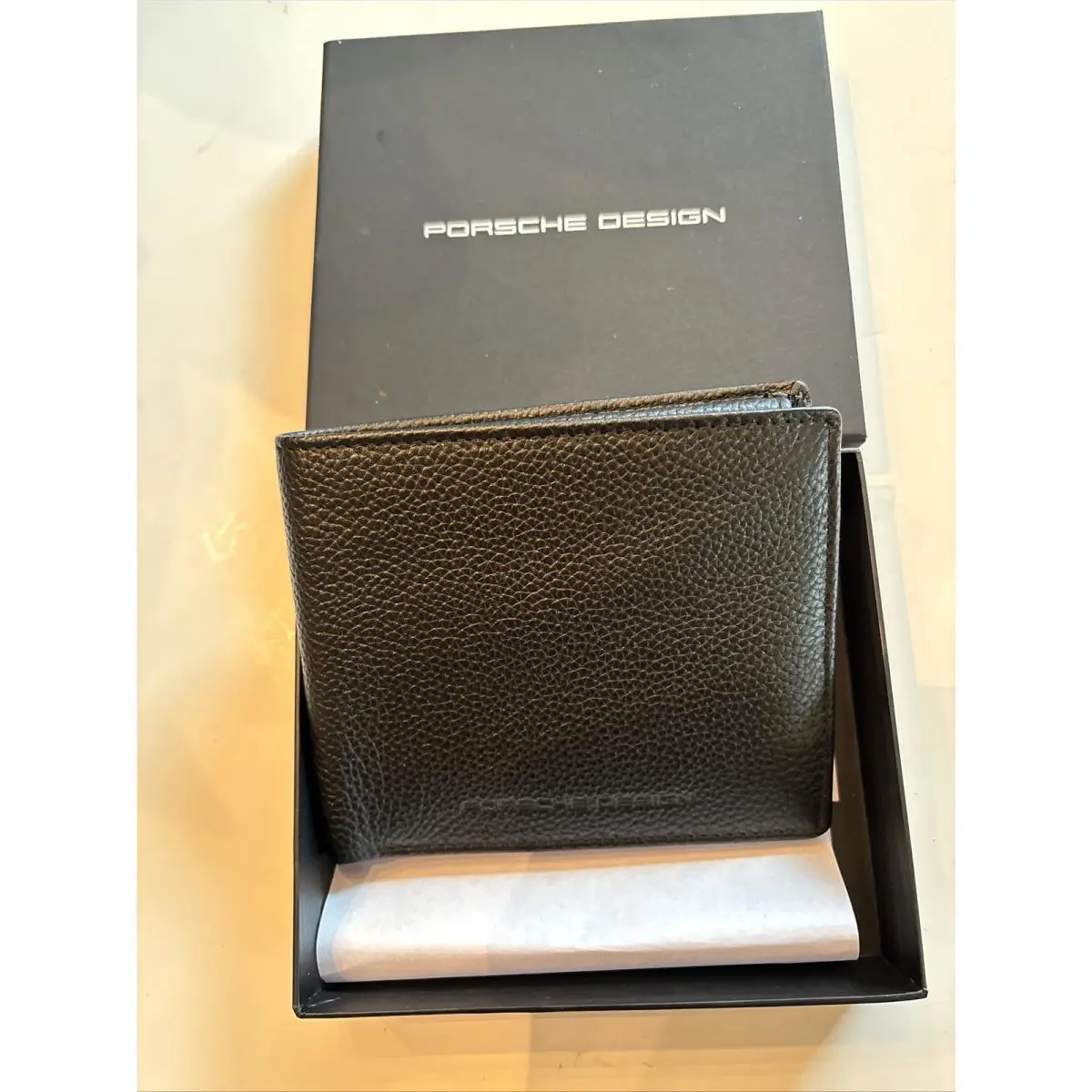 Porsche Design Voyager Leather Wallet Black