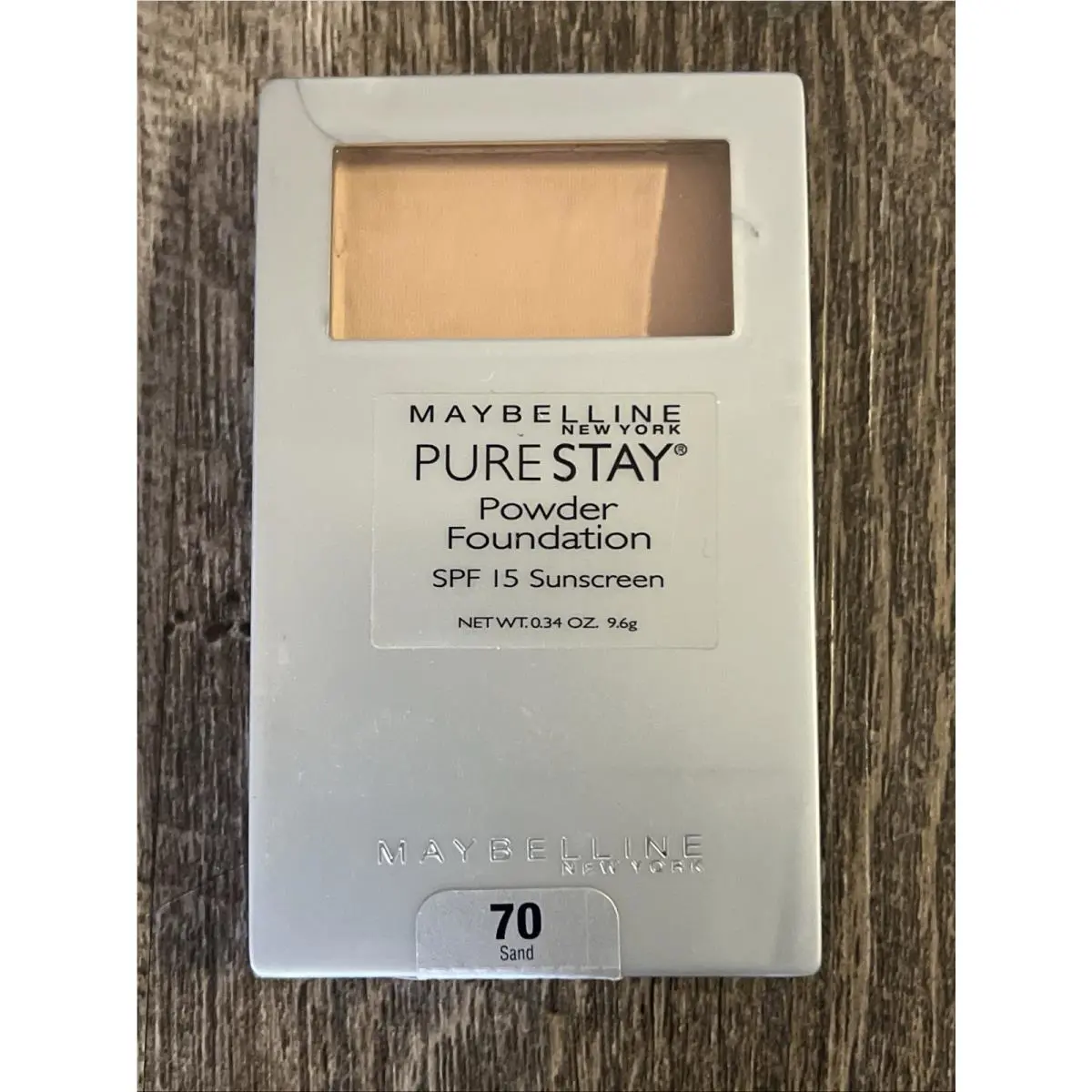Maybelline New York Pure Stay Powder Foundation Spf 15 - 70 Sand