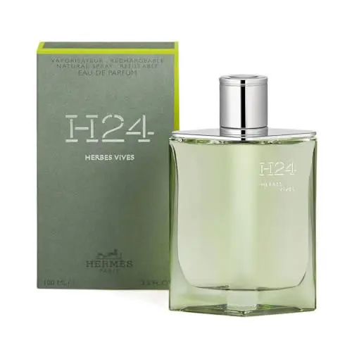 H24 Herbes Vives by Hermes 3.3 oz Edp Refillable Cologne For Men