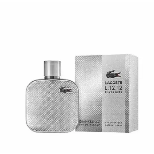 L.12.12 Silver Grey 3.3 Oz. 100ml Eau de Parfum Spray Men by Lacoste