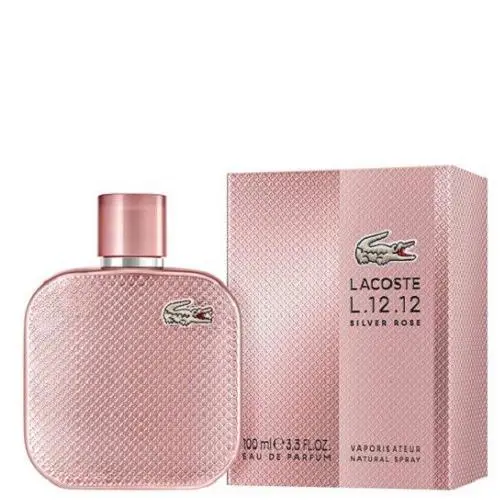 L.12.12 Silver Rose By  3.3 Oz. 100ml Eau de Parfum Spray Women by Lacoste