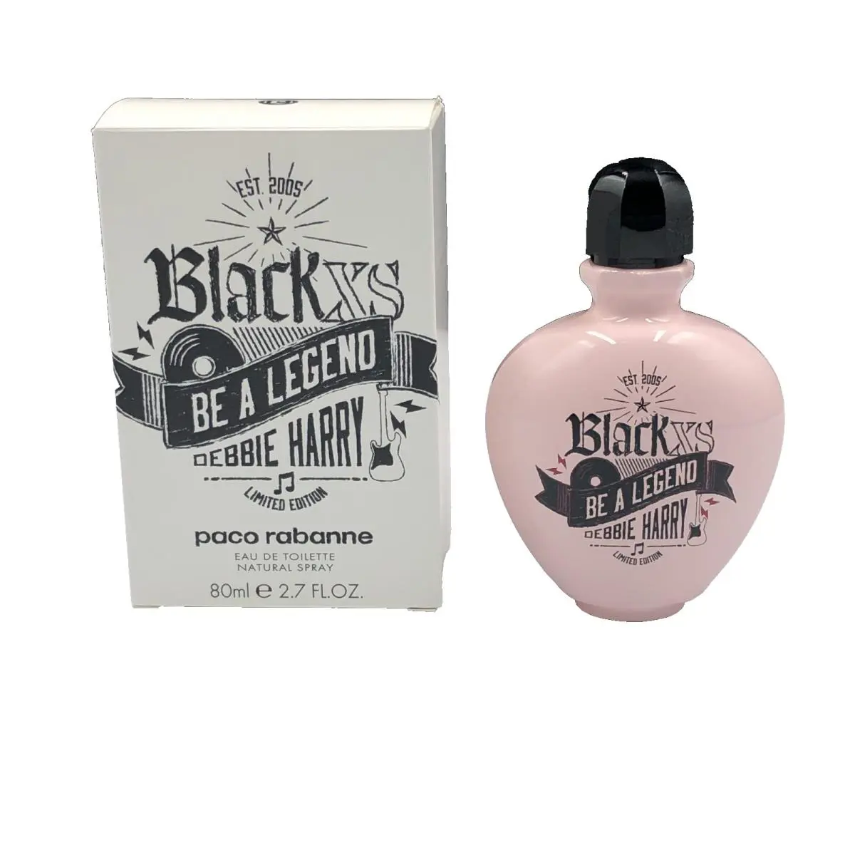 Paco Rabanne Black XS Be A Legend Debbie Harry 80ml Eau De Toilette Spray Tester