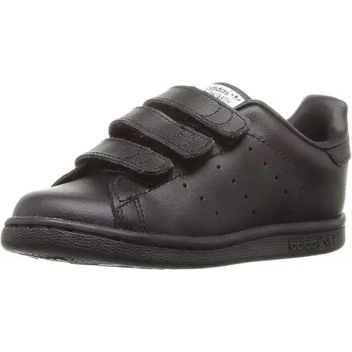 Adidas Stan Smith Originals Infant/toddler All Black Shoes All Size 2014 Release - Black