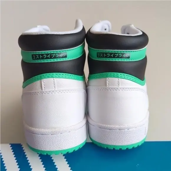 Adidas shoes - adidas originals - originals - Cloud White / Core Black / Hi-Res Green 9