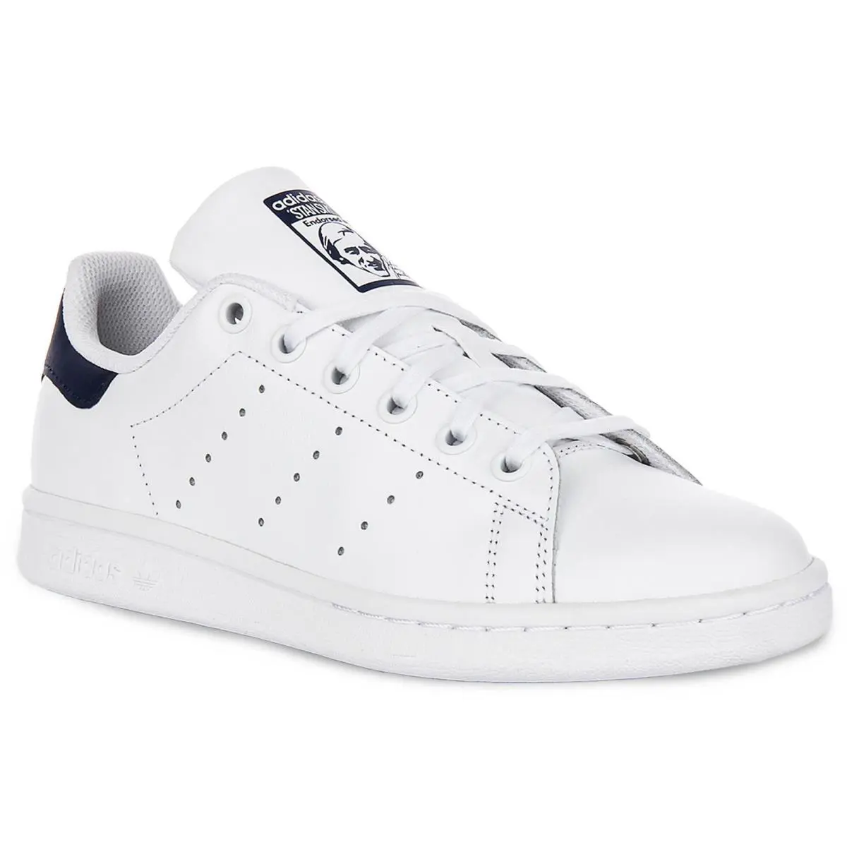 Adidas Samba Og J 3-Stripes 60S Retro Youth Boy Sneakers In White Navy US 3 - 7 - White Navy