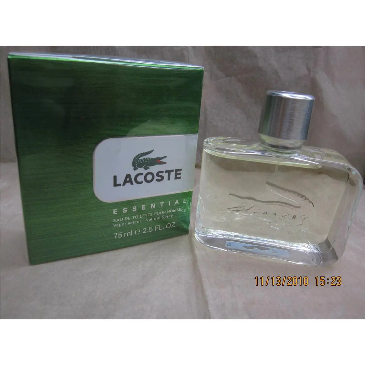 Essential  2.5 oz / 75 ML Eau De Toilette In Green Box by Lacoste