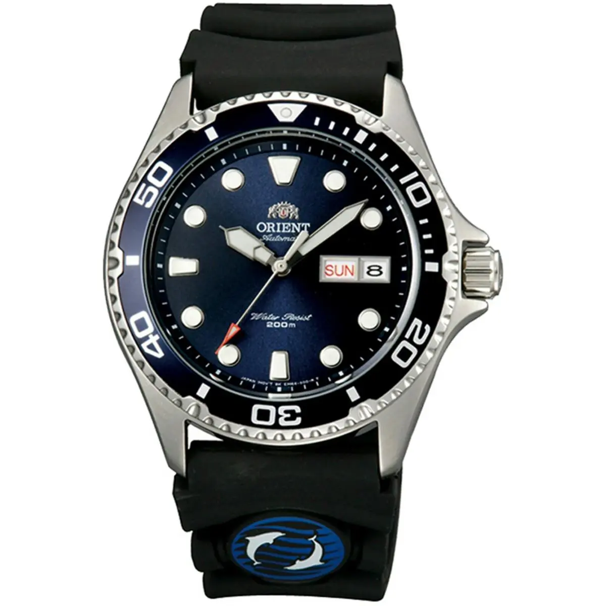 Orient FAA02008D9 TAA02008D9 Men`s Sport Mechanical Silicone Screw Crown 200m WR
