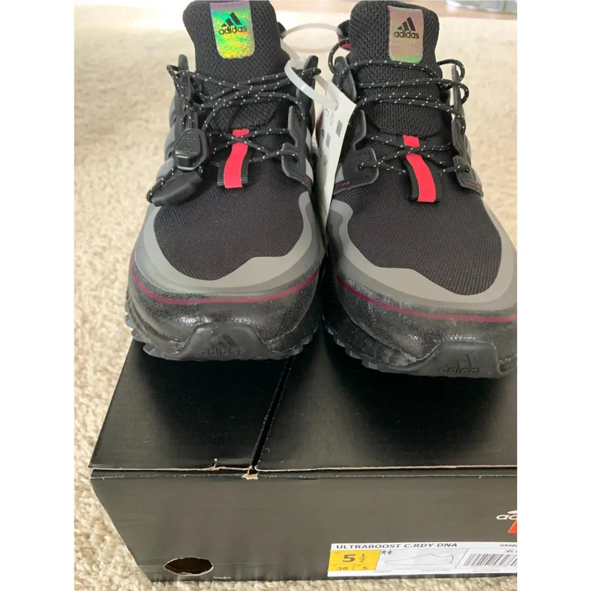 Adidas shoes - adidas UltraBoost 20 - UltraBoost - G54861 - Black (UPC: 194817532646) 5