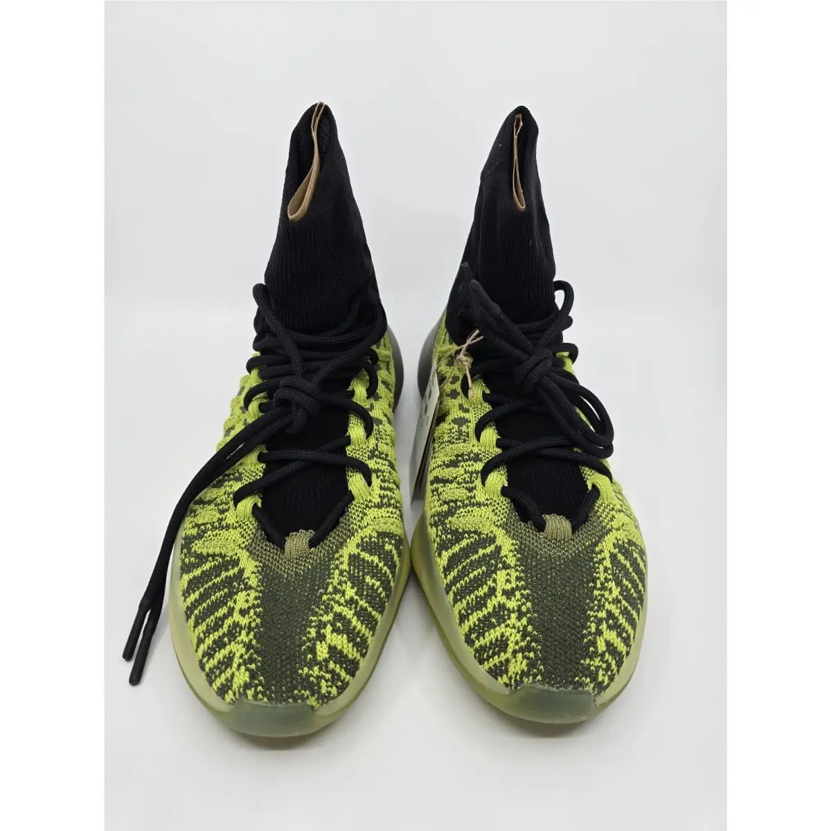 Size 9.5 - Adidas Yeezy Basketball Knit Energy Glow