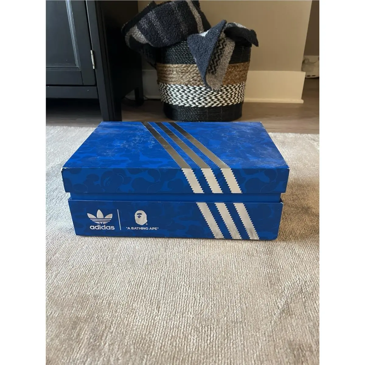 Sz 5.5 - Bape x Adidas Stan Smith `30th Anniversary`