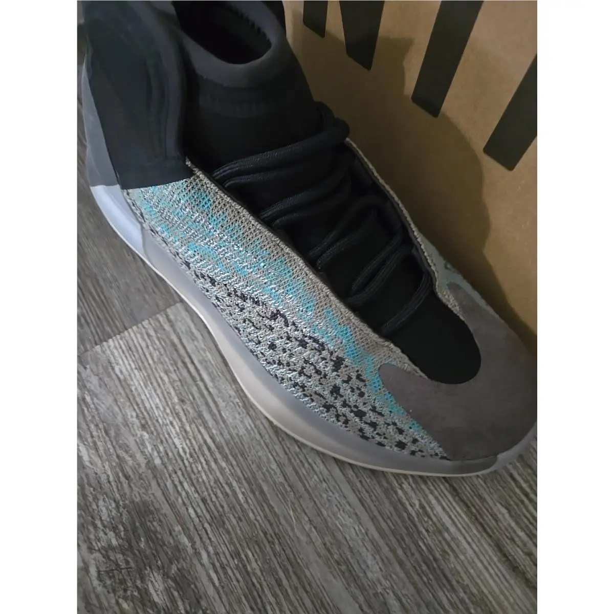 Adidas shoes - adidas Yeezy QNTM - Yeezy QNTM - GY7926 - Sea Teal, Manufacturer: Sea Teal/Sea Teal/Sea Teal 3