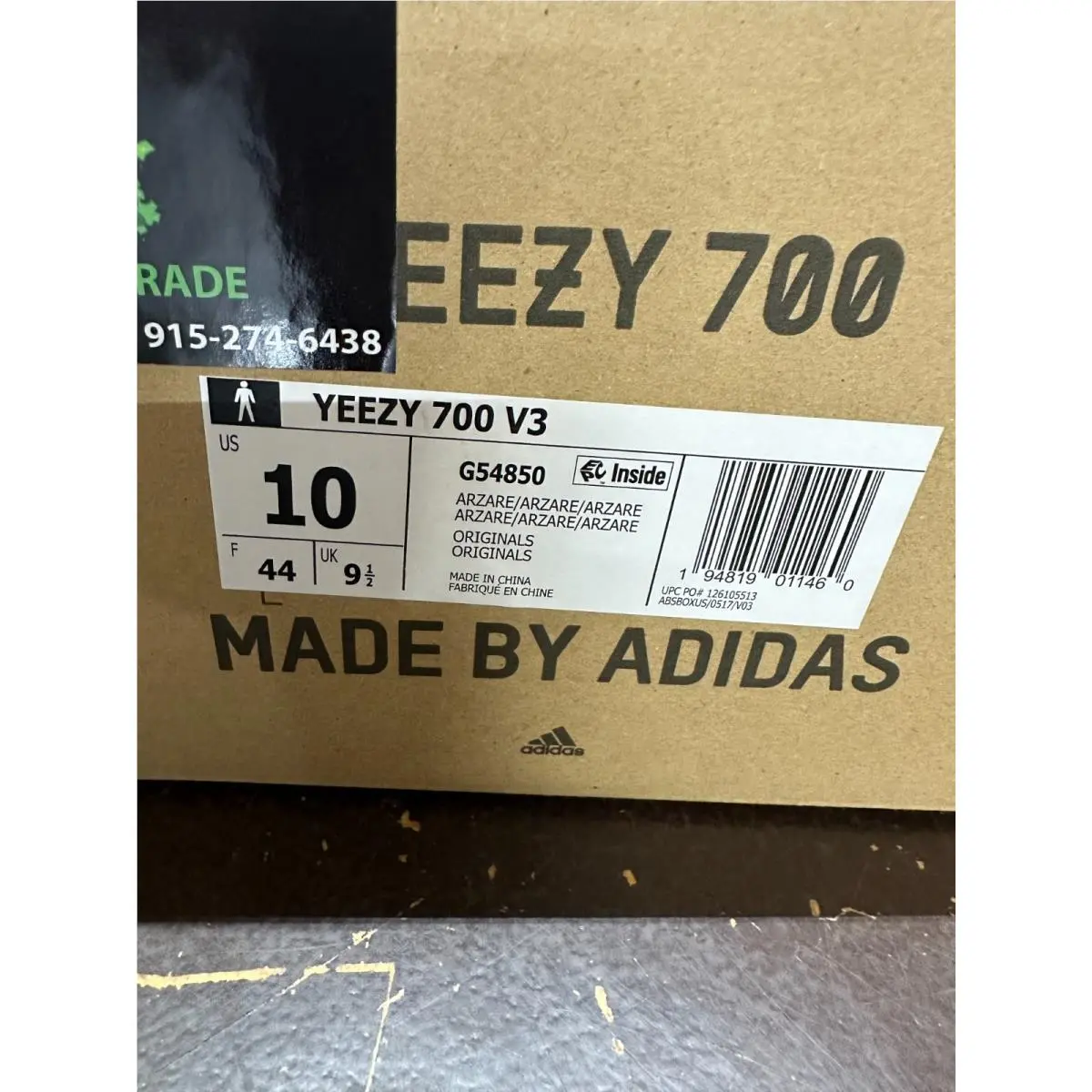 Adidas shoes - adidas Yeezy 700 V3 - Yeezy - G54850 - Blue 2