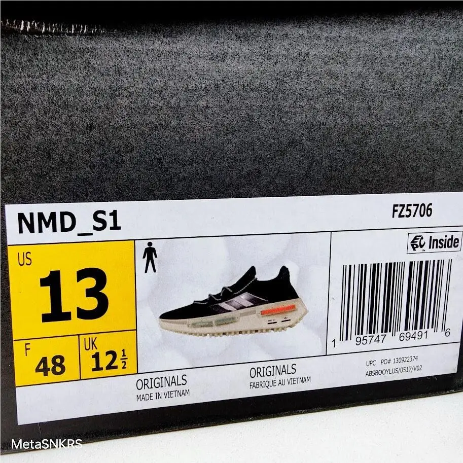 Adidas shoes - adidas NMD S1 - NMD - FZ5706 - Black 0