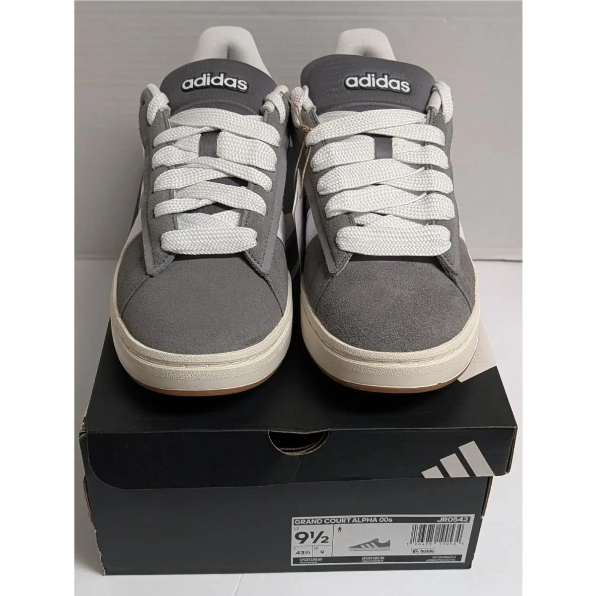 Adidas shoes - adidas Grand Court - Grand Court - JR0542 - Gray, white (UPC: 196475190534) 1