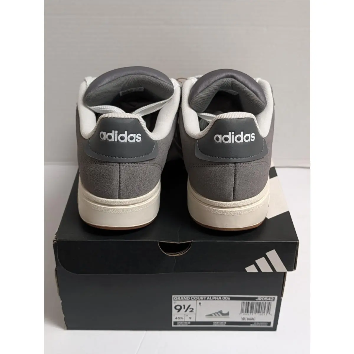 Adidas shoes - adidas Grand Court - Grand Court - JR0542 - Gray, white (UPC: 196475190534) 2
