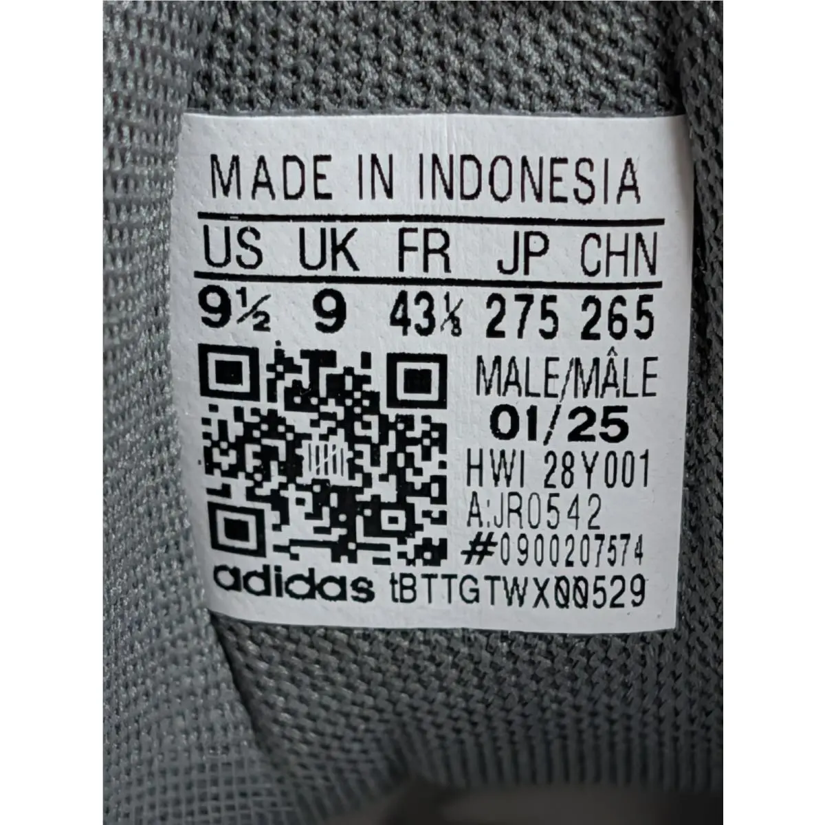 Adidas shoes - adidas Grand Court - Grand Court - JR0542 - Gray, white (UPC: 196475190534) 7