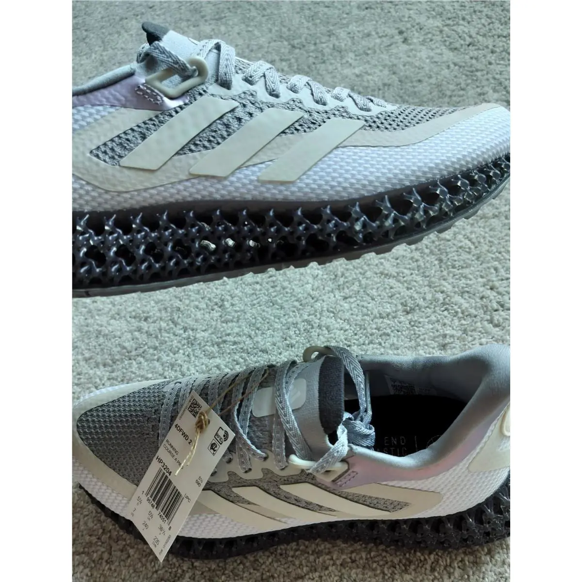 Adidas shoes - adidas 4DFWD - HP3204 - White/Gray/Black 1