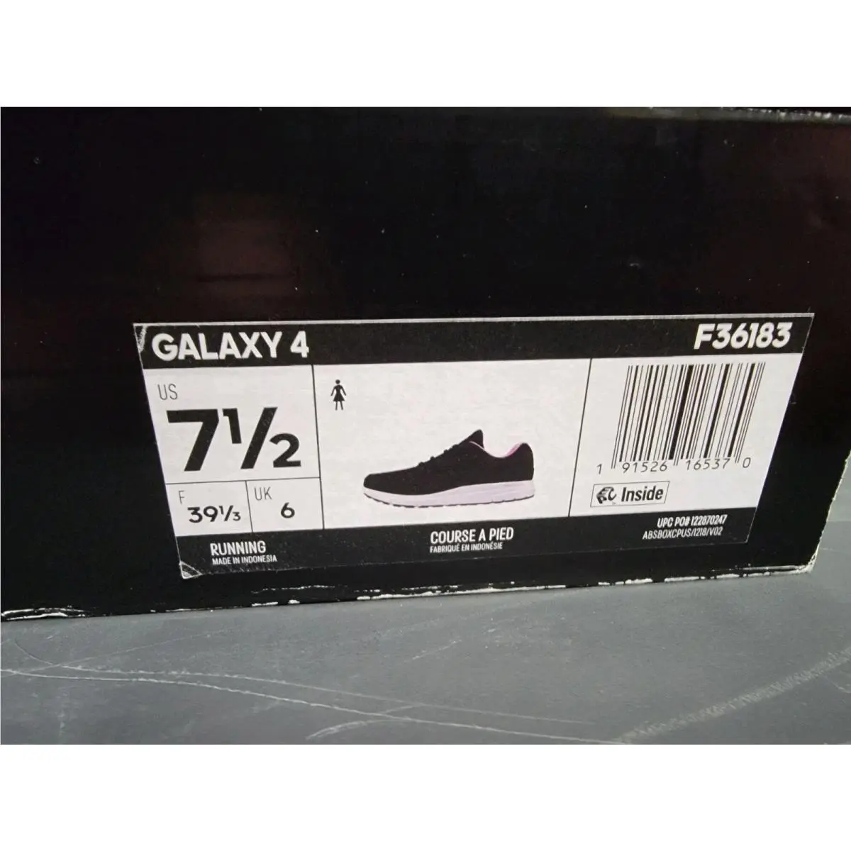 Adidas shoes - adidas Galaxy 4 - Galaxy - F36183 - Black 5