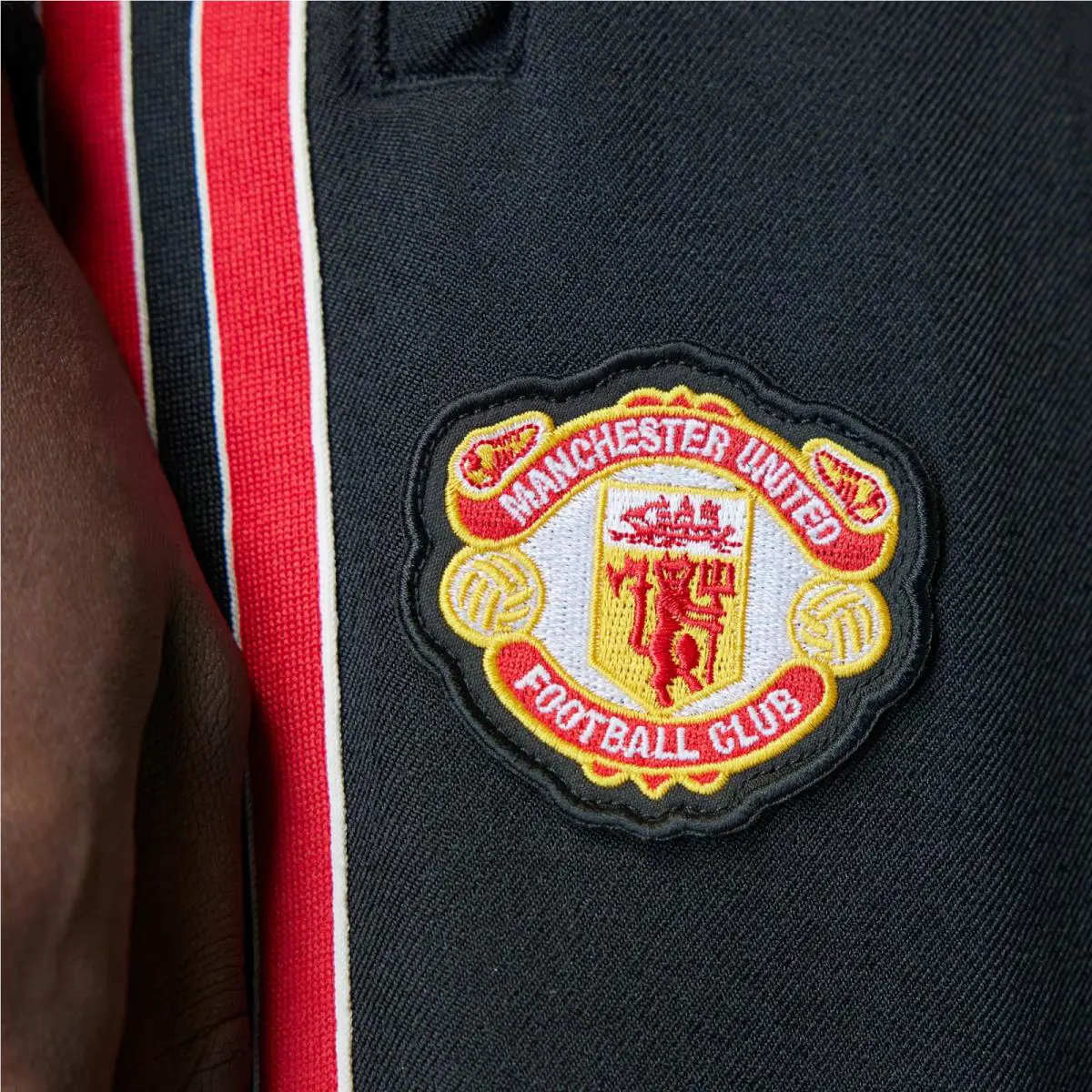 Adidas clothing - MUFC TR Bottom - MUFC Bottom - JF0358 - Black (UPC: 196476716023) 3