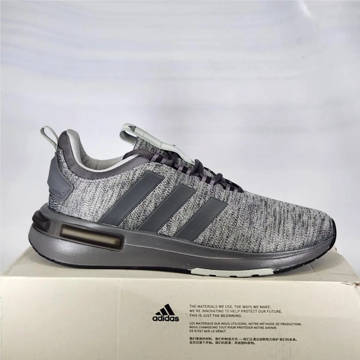 Size 9.5 - Adidas Racer TR23 - Orbit Grey - Mens - JH7036