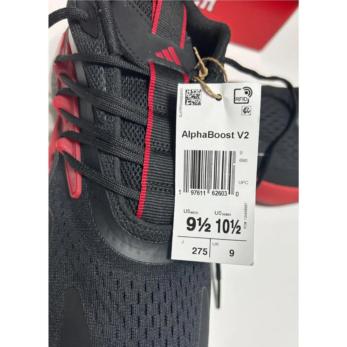 Adidas shoes - adidas AlphaBoost V2 - AlphaBoost - IH3884 - Black (UPC: 197611626030) 6