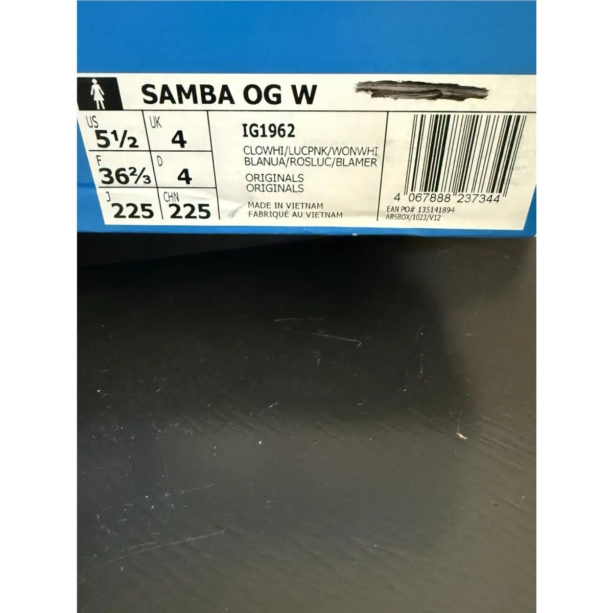 Adidas shoes - Samba Og W - Samba - Ig1962 - White, Pink 4