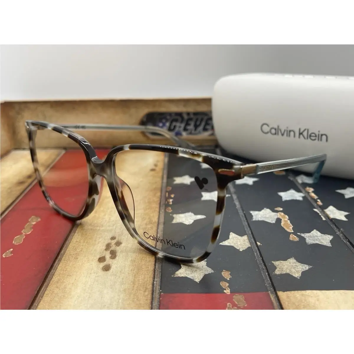 Calvin Klein CK22543 444 Aqua Tortoise Eyeglasses 55mm Frame Option To Add RX