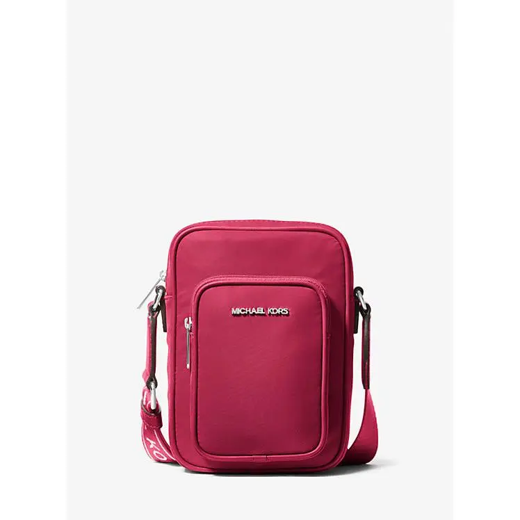 Michael Kors Khai Nylon Crossbody Bag Dark Rasberry Boxed Gift