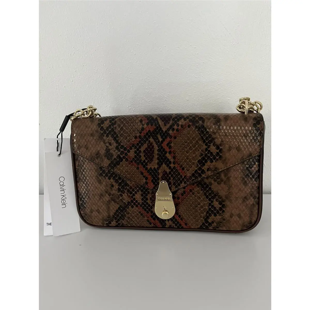 Calvin Klein Snake Print Crossbody