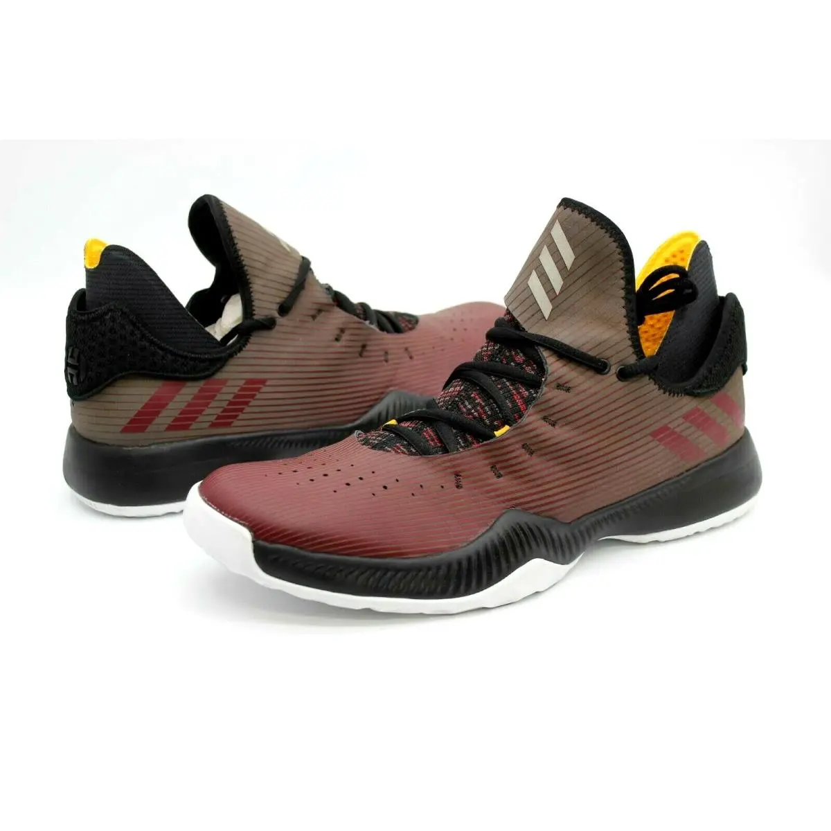 Adidas Pensole Harden B / E Shoes Burgundy and Black Mens Size 13 US B96346
