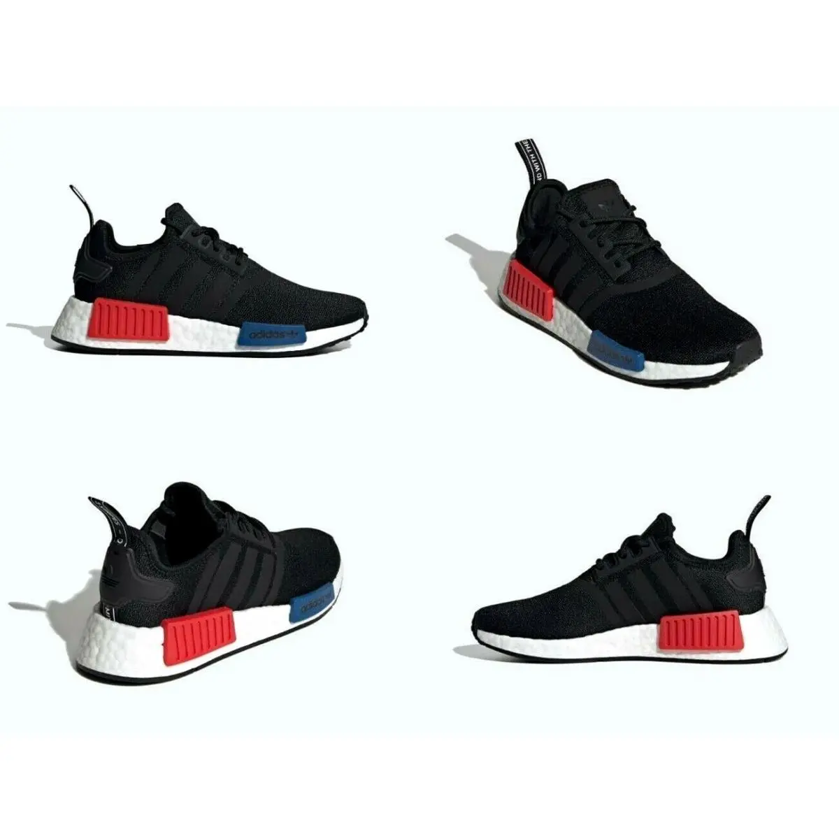Adidas Originals Nmd J Shoes Core Black White Kids US Size 6 / W 7 H02320