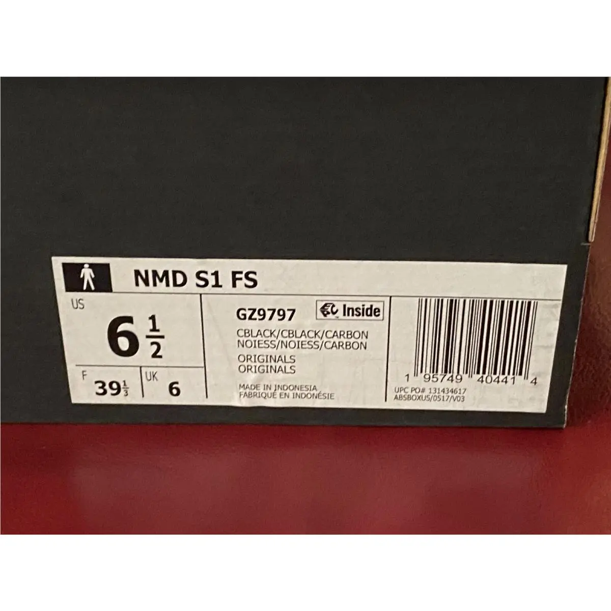 Adidas shoes - adidas NMD S1 - NMD - GZ9797 - Core Black / Core Black / Carbon (UPC: 195749404414) 9