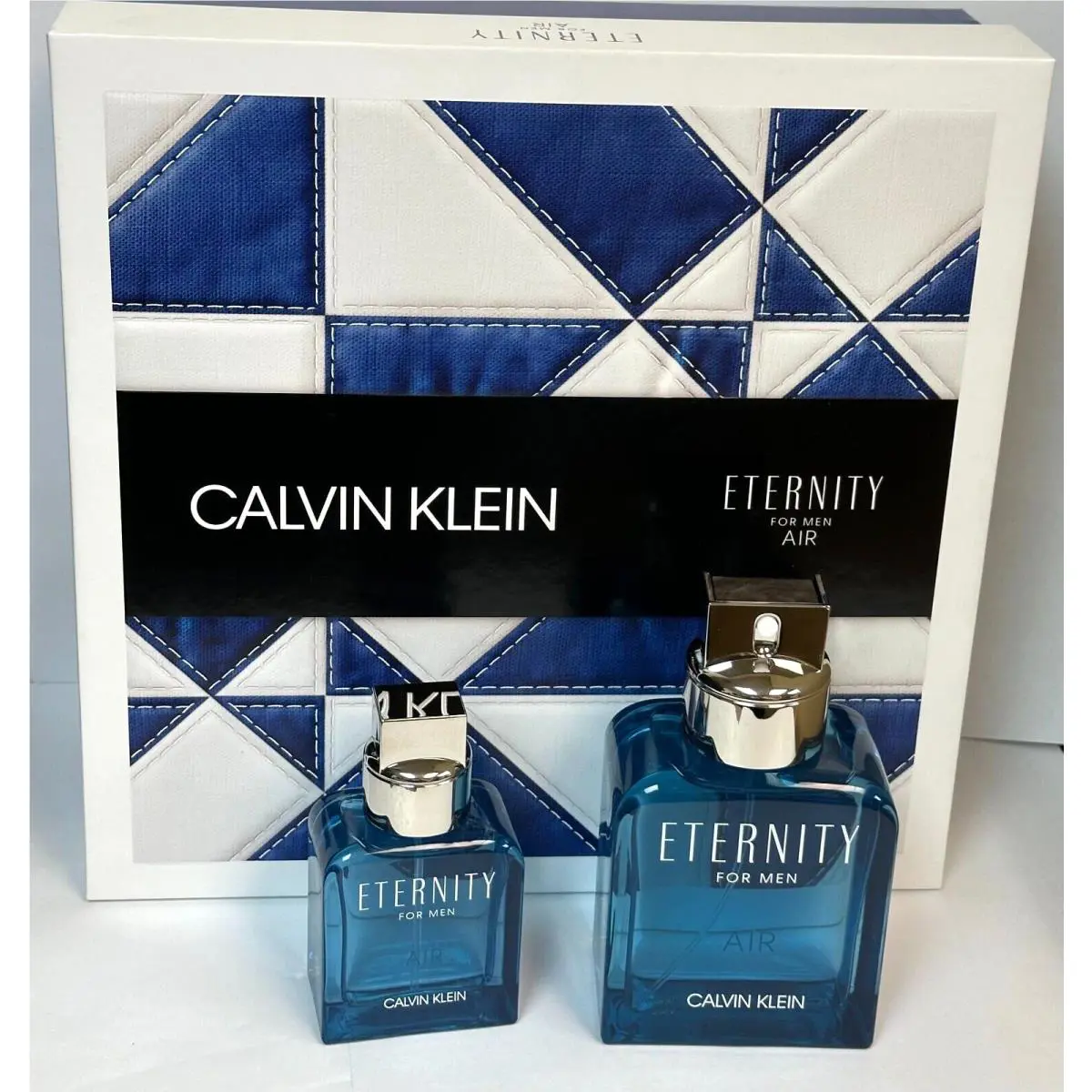 Eternity Air by Calvin Klein Men Gift Set 3.4 OZ Edt SP + 1 OZ Edt SP