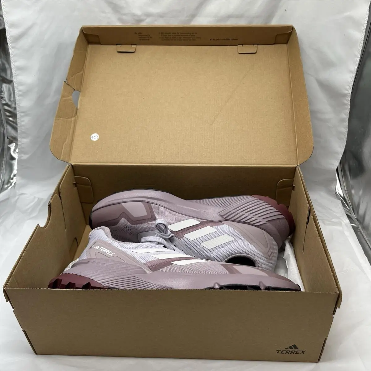 Adidas shoes - adidas Terrex - Terrex - C77153 - light green and purple, Manufacturer: Running White/Black/Running White 4