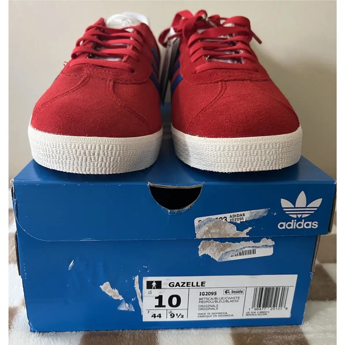 Adidas shoes - adidas Gazelle - Gazelle - IG2095 - Better Scarlet/Blue/White 11