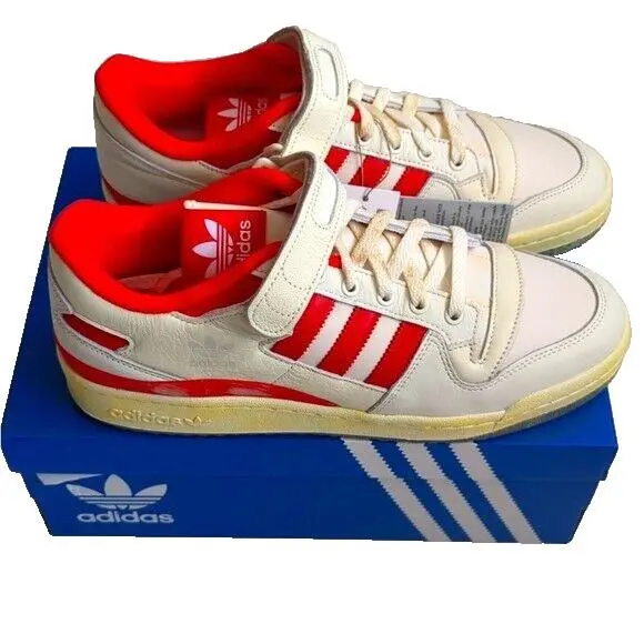 Adidas shoes - adidas Forum 84 - Forum - HR0557 - Cloud White, Red (UPC: 195743536913) 0
