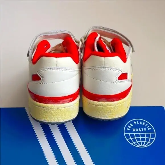 Adidas shoes - adidas Forum 84 - Forum - HR0557 - Cloud White, Red (UPC: 195743536913) 3
