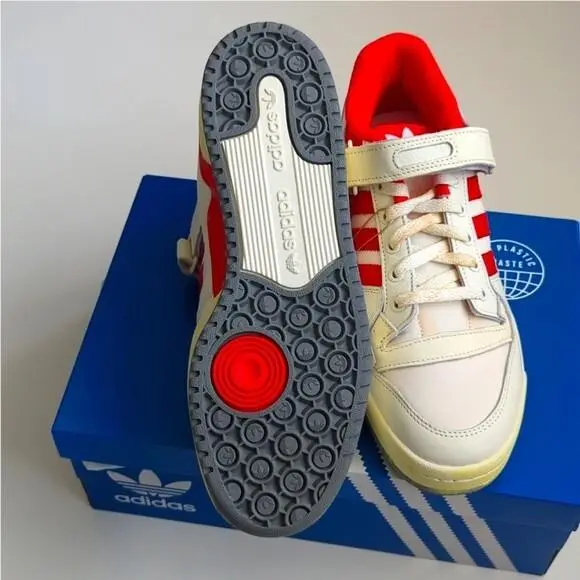 Adidas shoes - adidas Forum 84 - Forum - HR0557 - Cloud White, Red (UPC: 195743536913) 2
