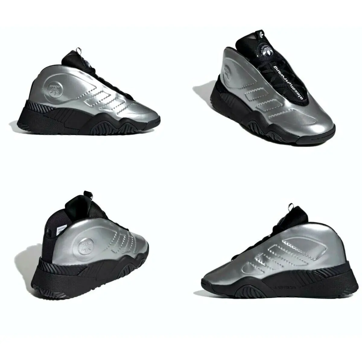 Alexander Wang x Adidas Originals Futureshell Metallic Black EE8489 Size 6.5 Men