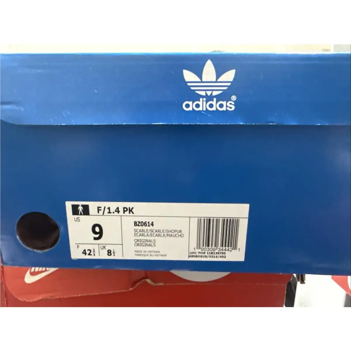 Adidas shoes - adidas AF 1.4 - BZ0614 - Red 4
