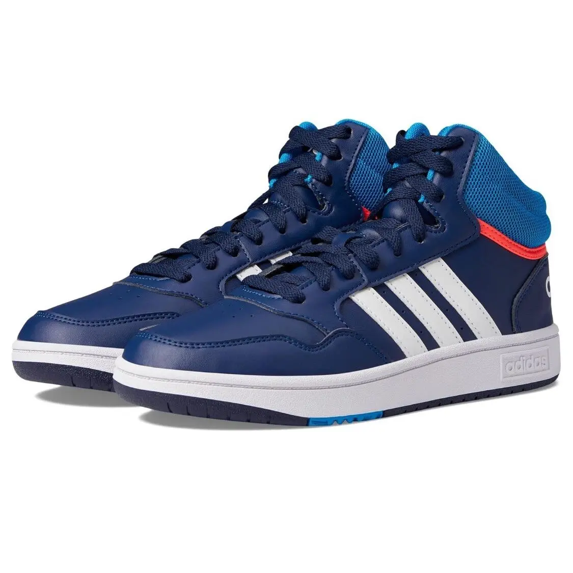 Boy`s Shoes Adidas Kids Hoops Mid 3.0 Little Kid 11