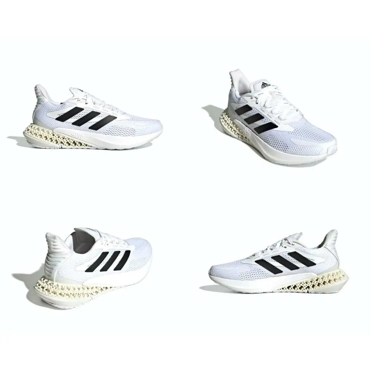 Adidas Running 4D Fwd Pulse White / Black Shoes Mens Size 9.5 US Q46449