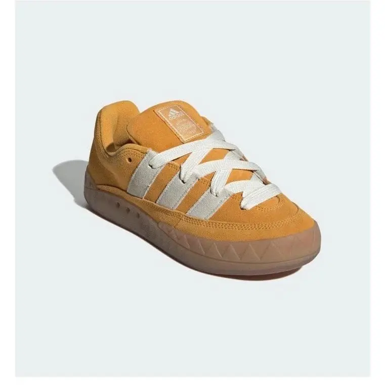 Adidas Adimatic Suede Gum Shoes Mens 8.5 Womens 9.5 Mustard Yellow Preyel Skate