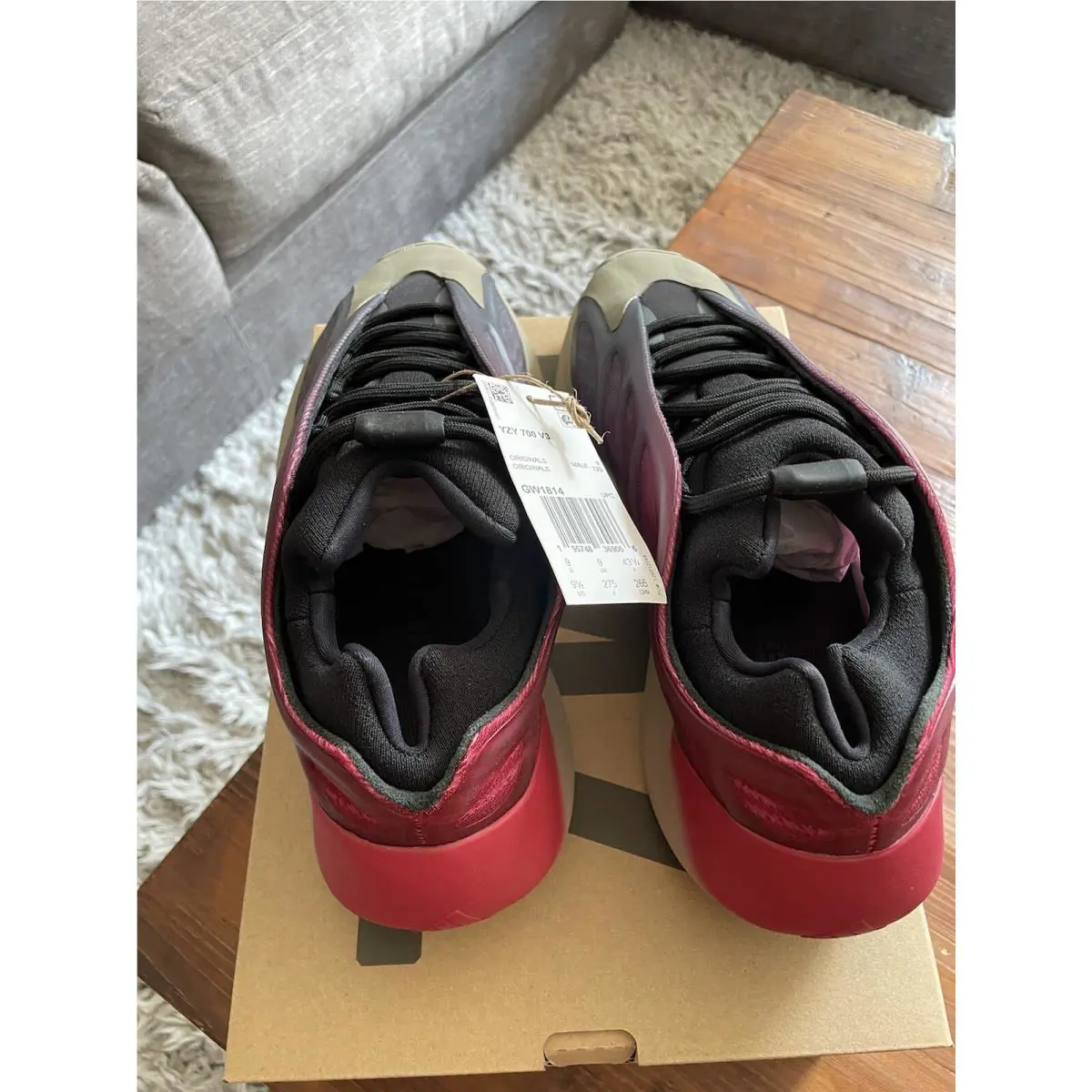 Adidas shoes - adidas Yeezy 700 V3 - Yeezy - GW1814 - Fade Carbon 4